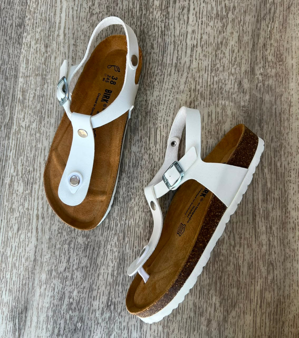 Sandales femme blanches