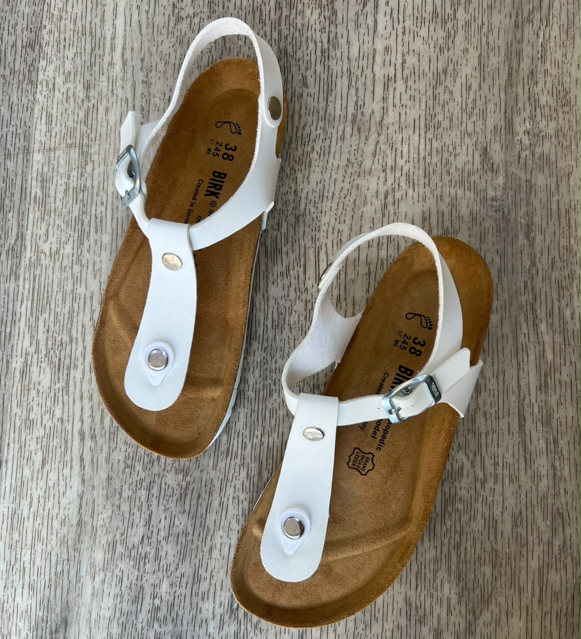 Sandales femme blanches