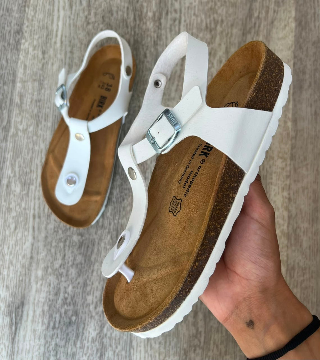 Sandales femme blanches