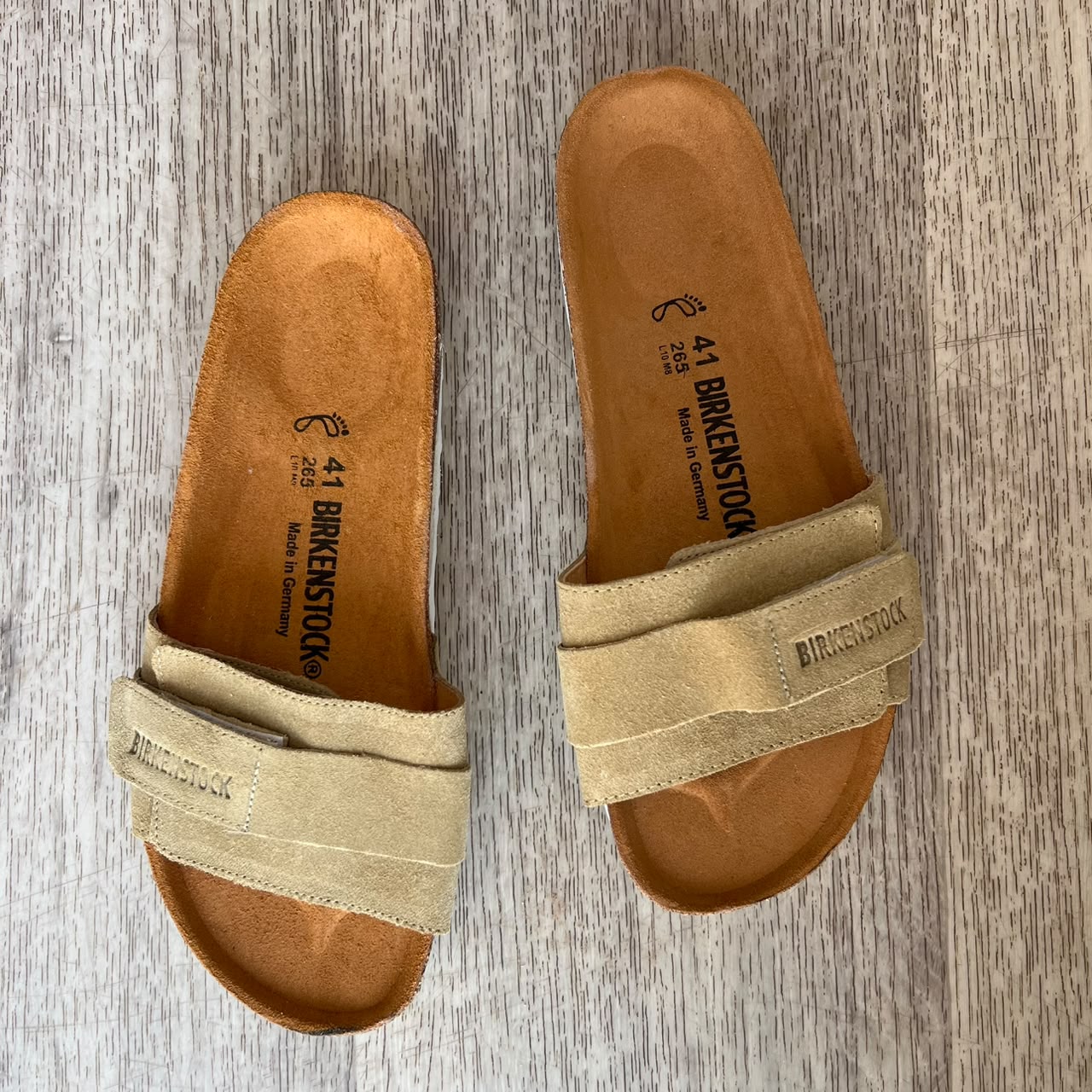 Sandales homme cuir sable
