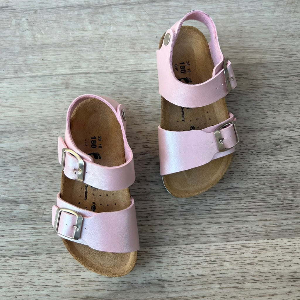 Sandales enfant rose