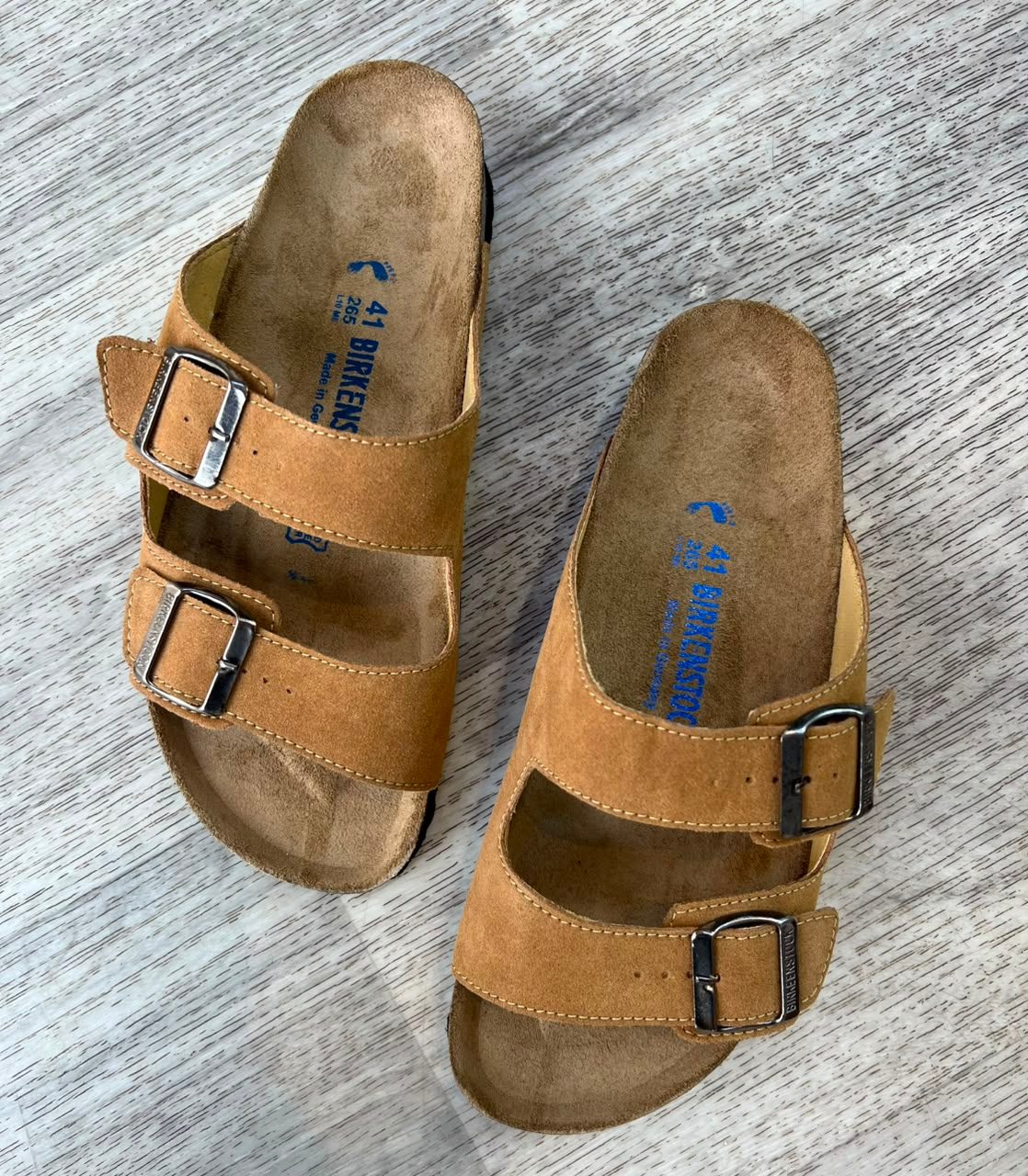Arizona — Sandale camel homme, profil