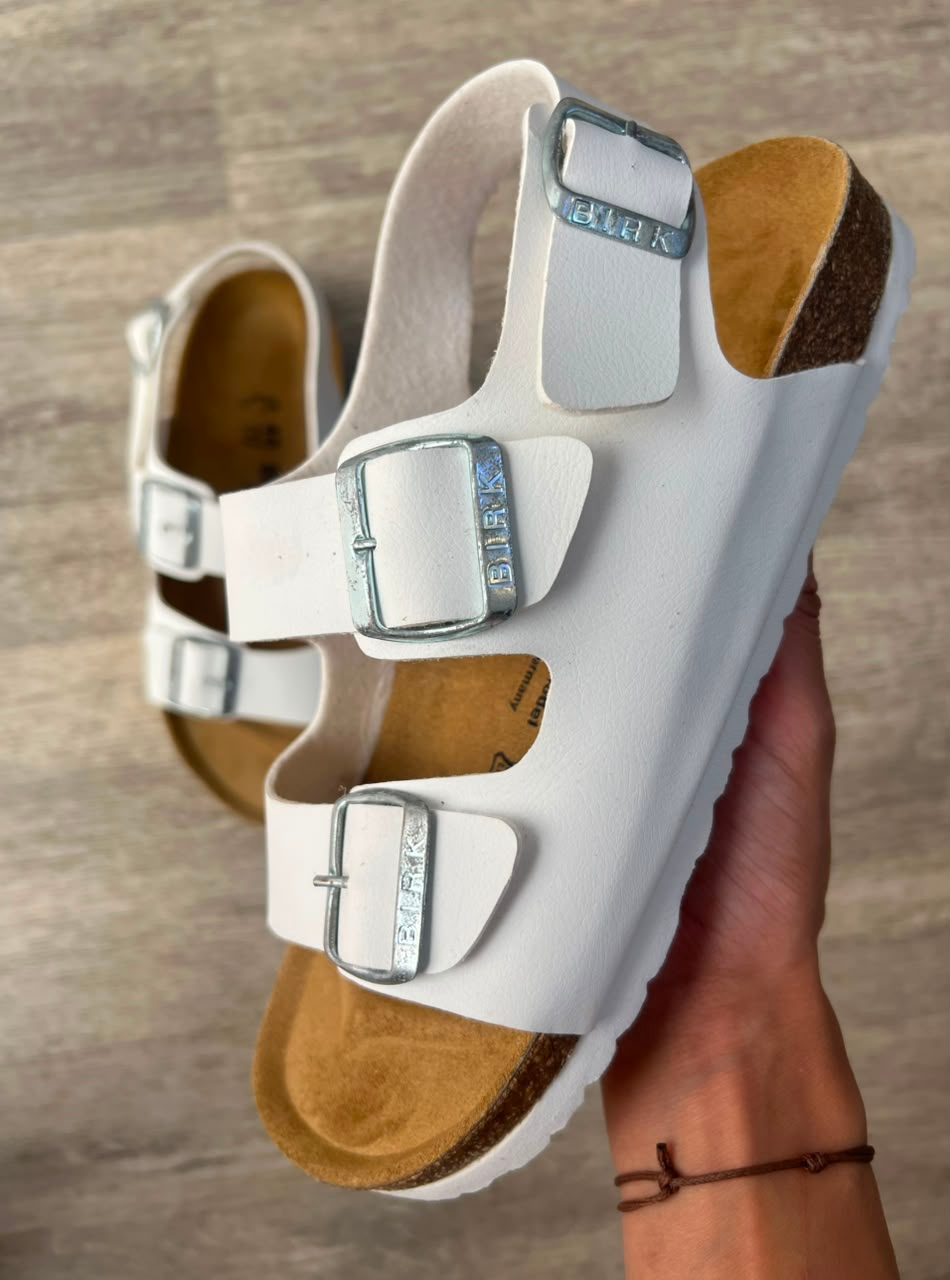 Milano — Sandale blanche EVA homme