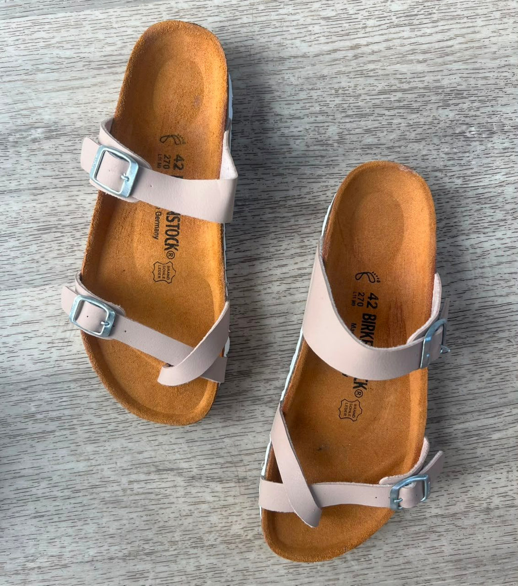 Mayari — Sandale beige homme, profil