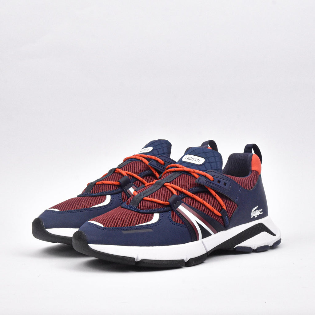LACOSTE -  BURG/NVY BLEU & ORANGE L0032231SMA