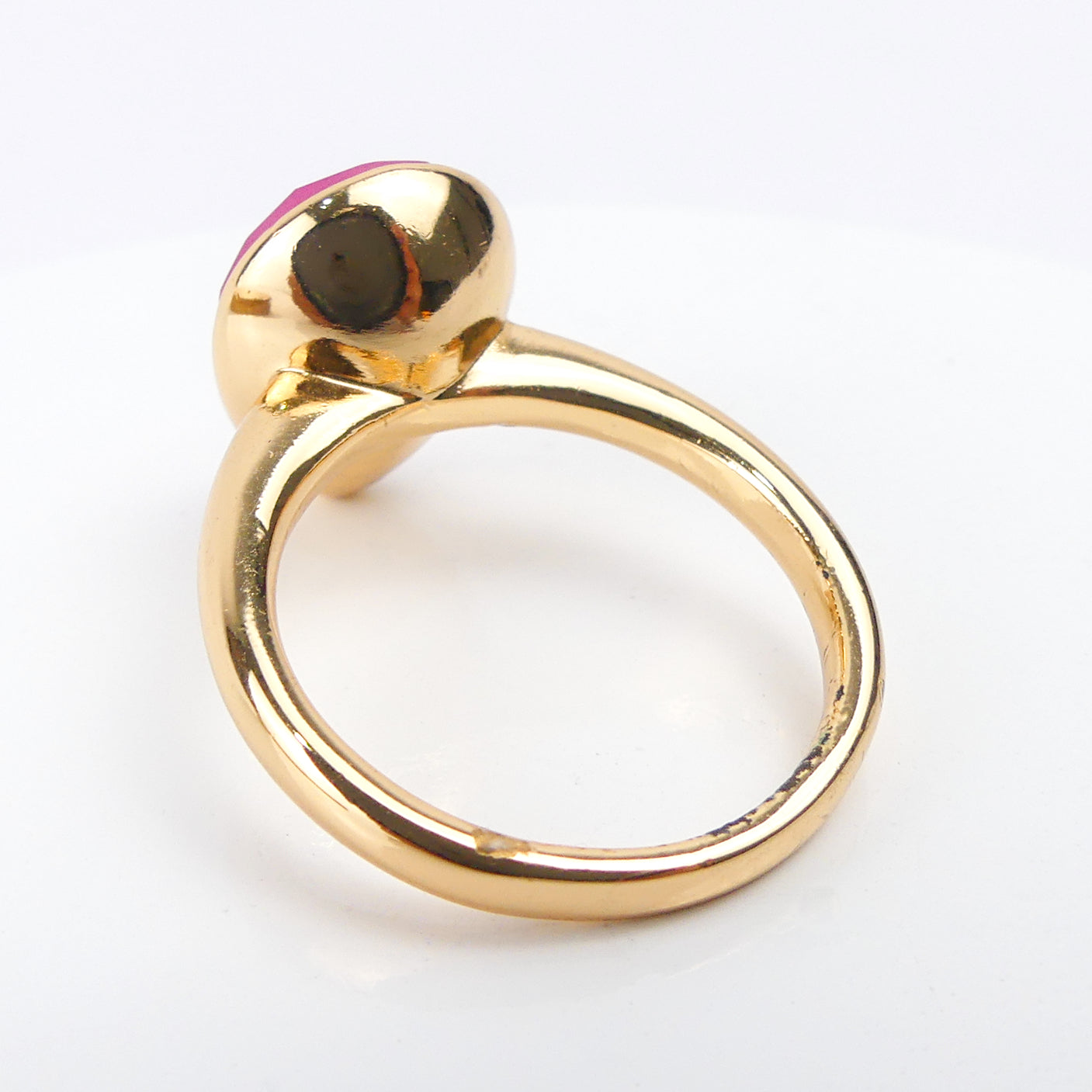 bague goutte rose GM