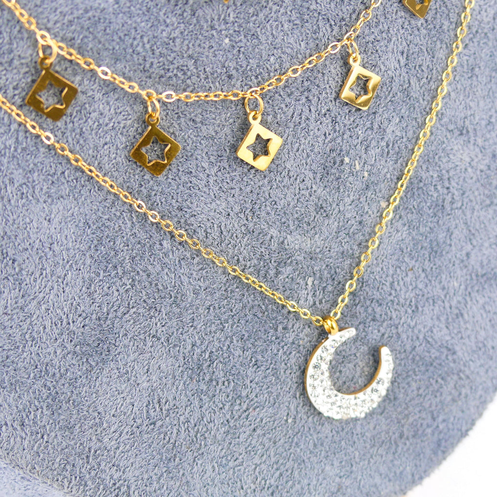 Collier double chaîne n°37