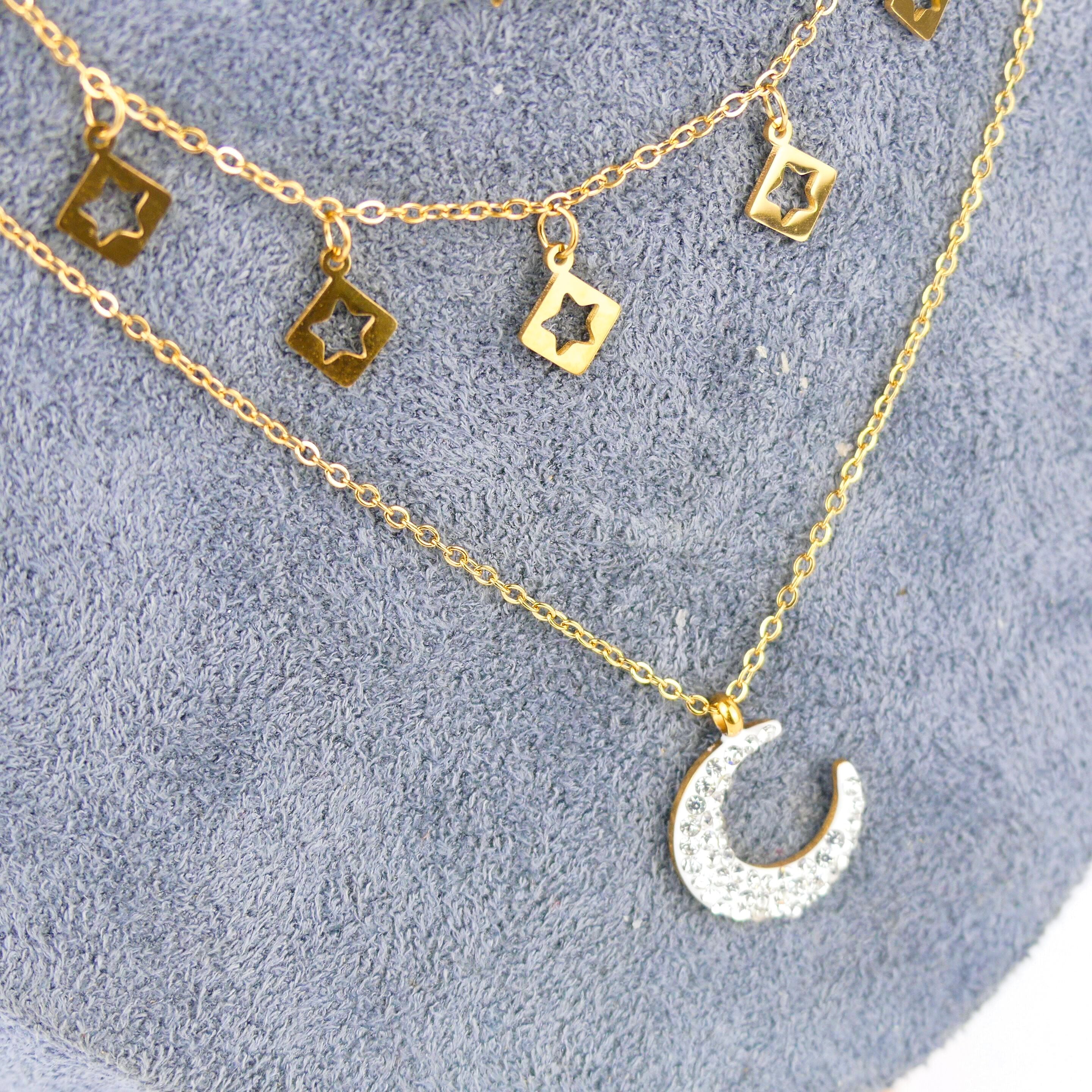 Collier double chaîne n°37