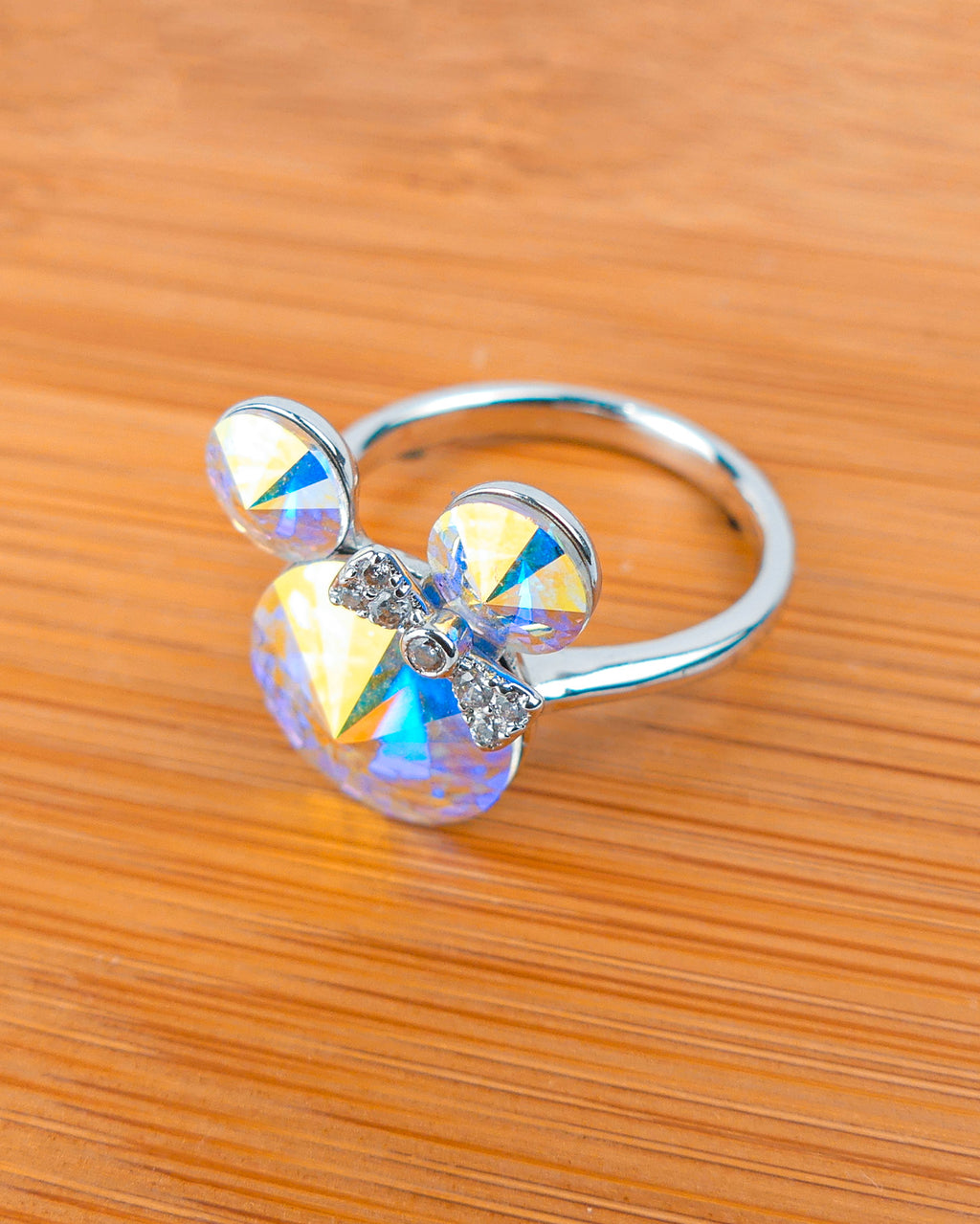 bague mickey mousse multi couleur