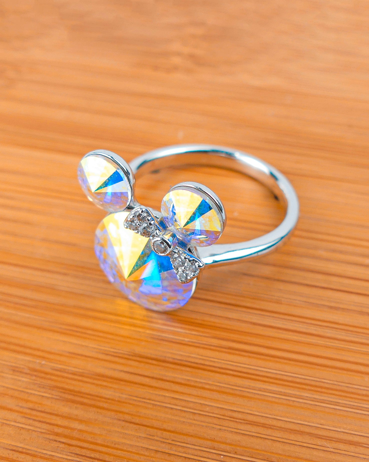 bague mickey mousse multi couleur