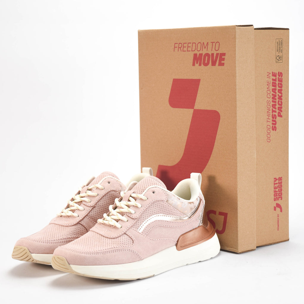 SAFETY JOGGER SHOES 589803LPK-WHT