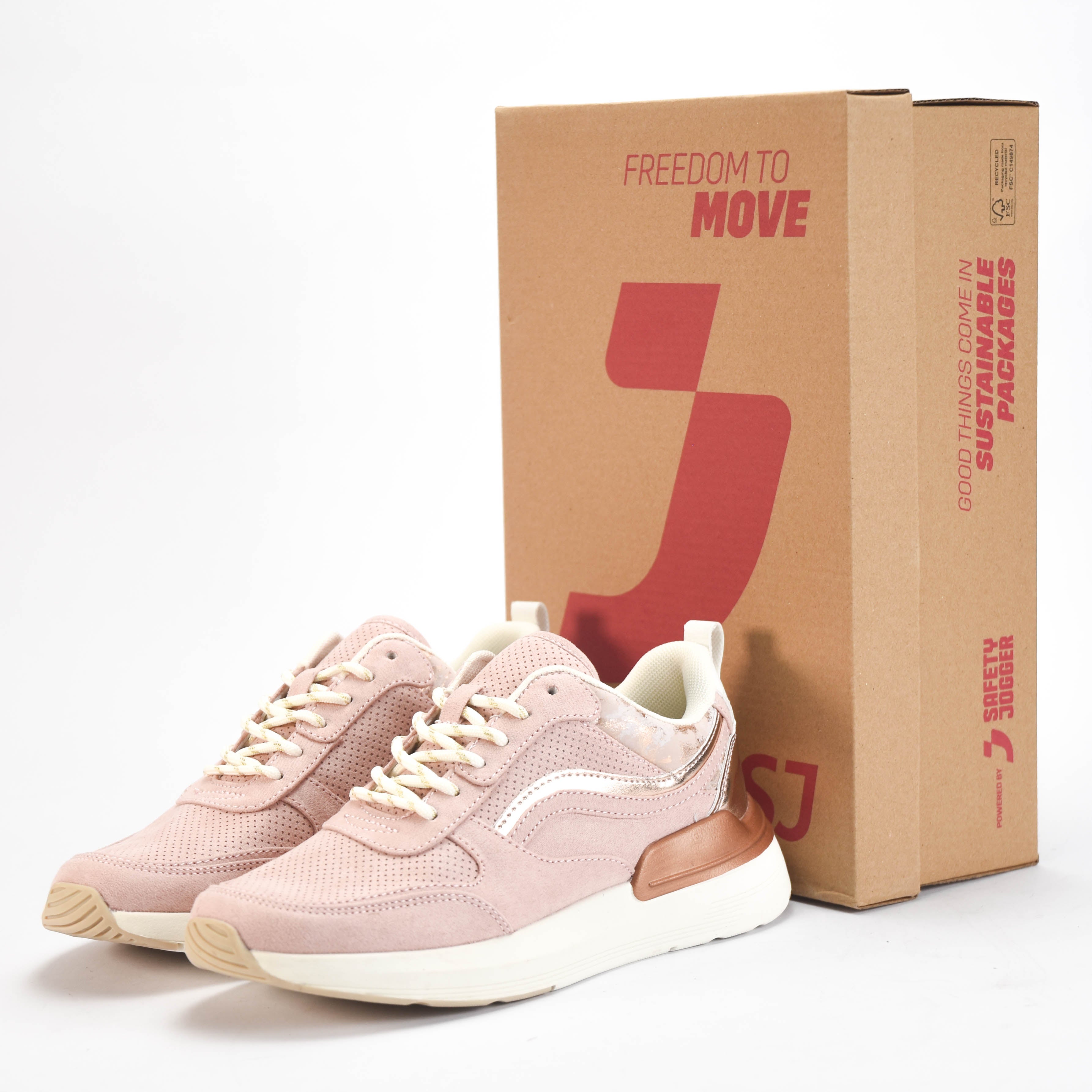 SAFETY JOGGER SHOES 589803LPK-WHT