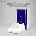 ANDRÉ BASKETS FEMME SOLANGE CUIR BLANC 52149373401