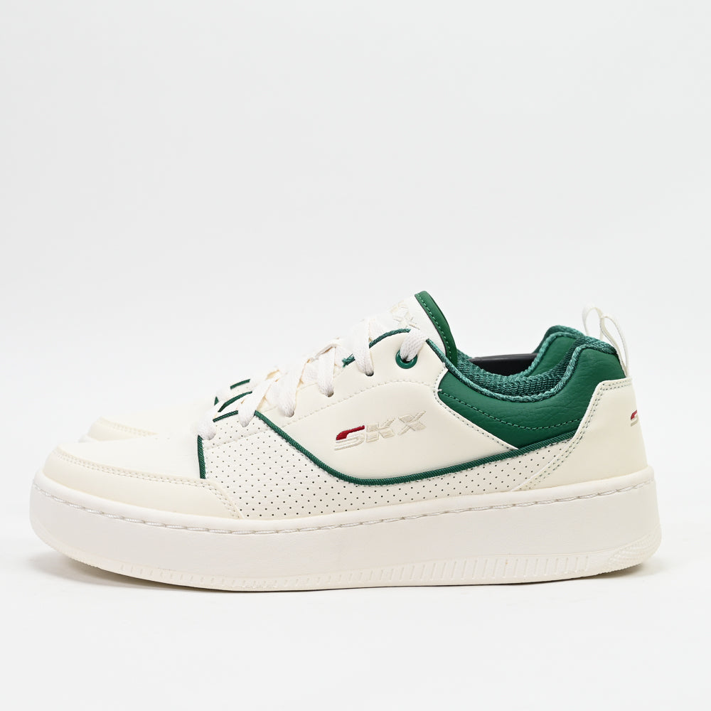 Skechers Sport Court 92 – Ottoman Sneakers Blanc/Vert