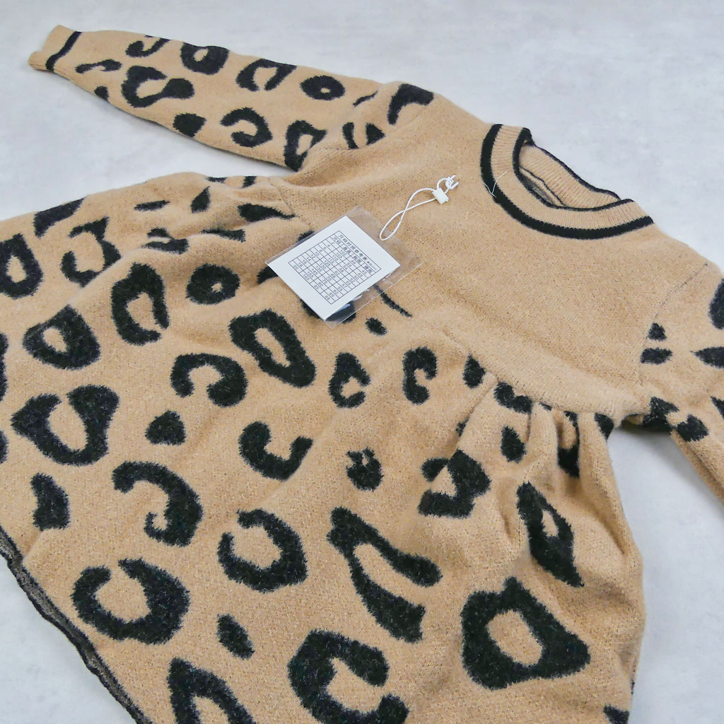 ROBE LEOPARD LAIN MARRON 4416