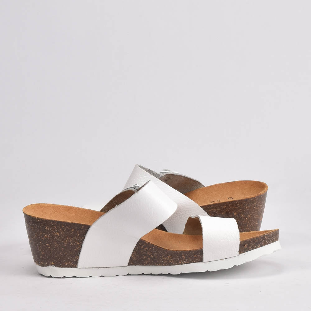 BIRK CUIR BLANC GRAIN F-50-BKF-202CBG