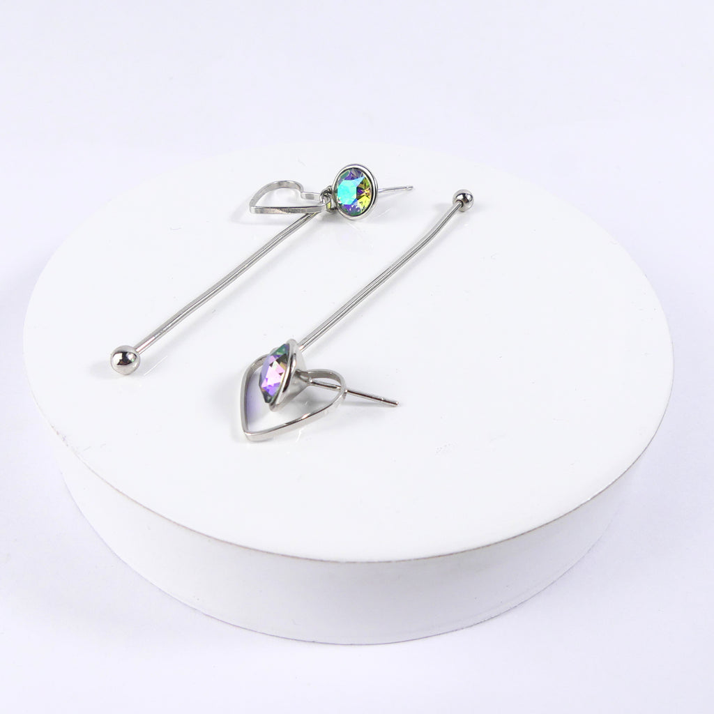 Boucles d'oreilles pendantes cœur move