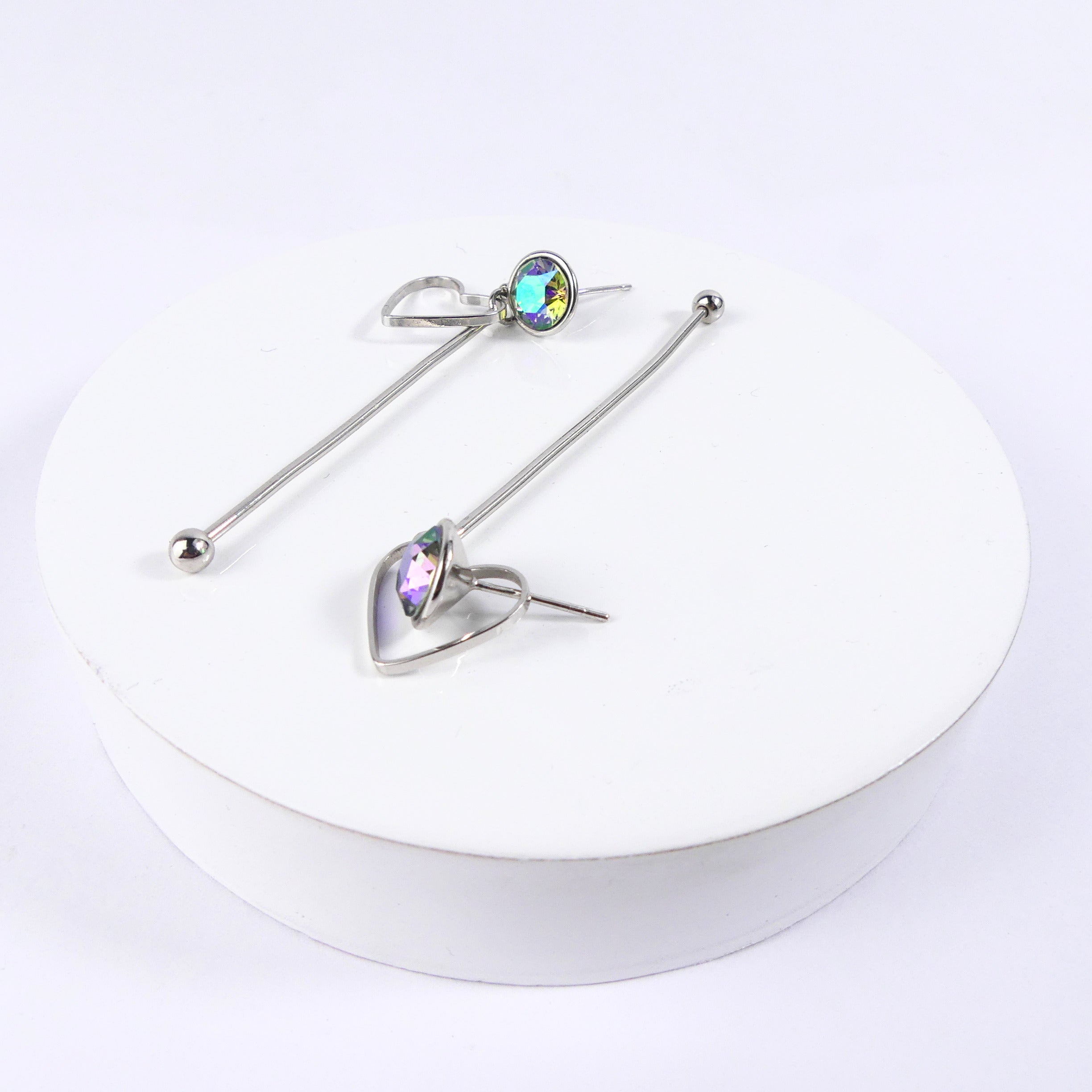 Boucles d'oreilles pendantes cœur move