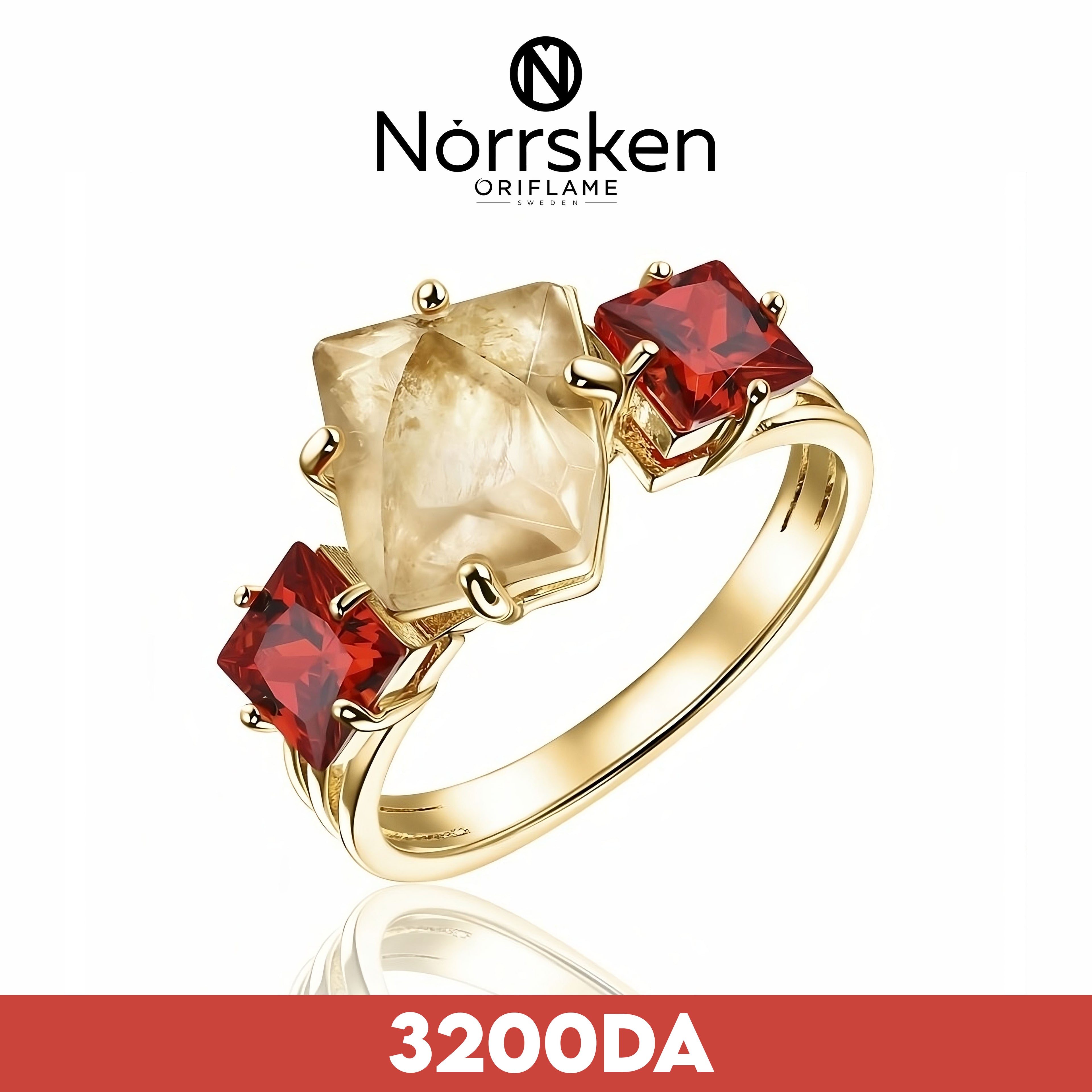 GOLDEN CITRINE RING 19