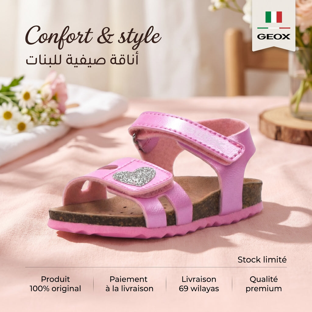 GEOX B Sandal Chalki Girl Sandals B352RA0NFKC-C0514