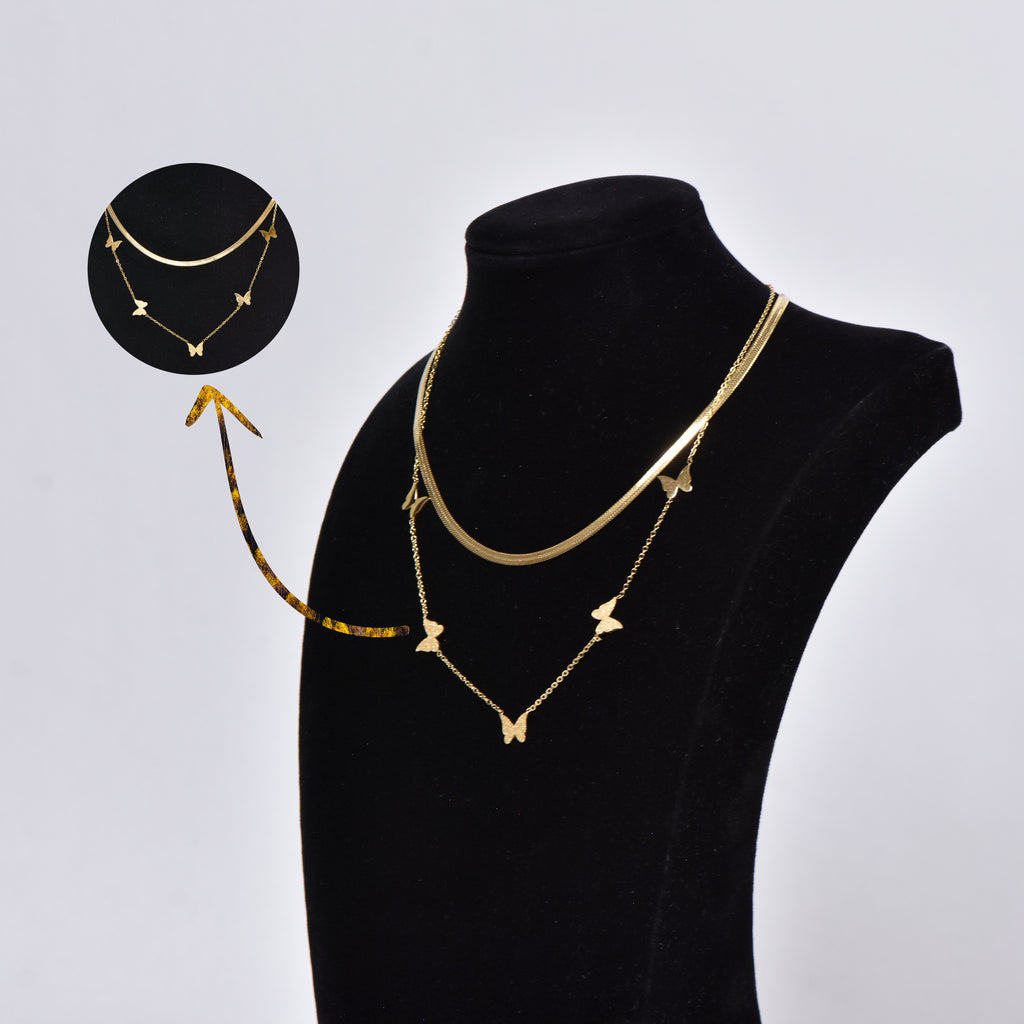 Collier Double Chaine N°66