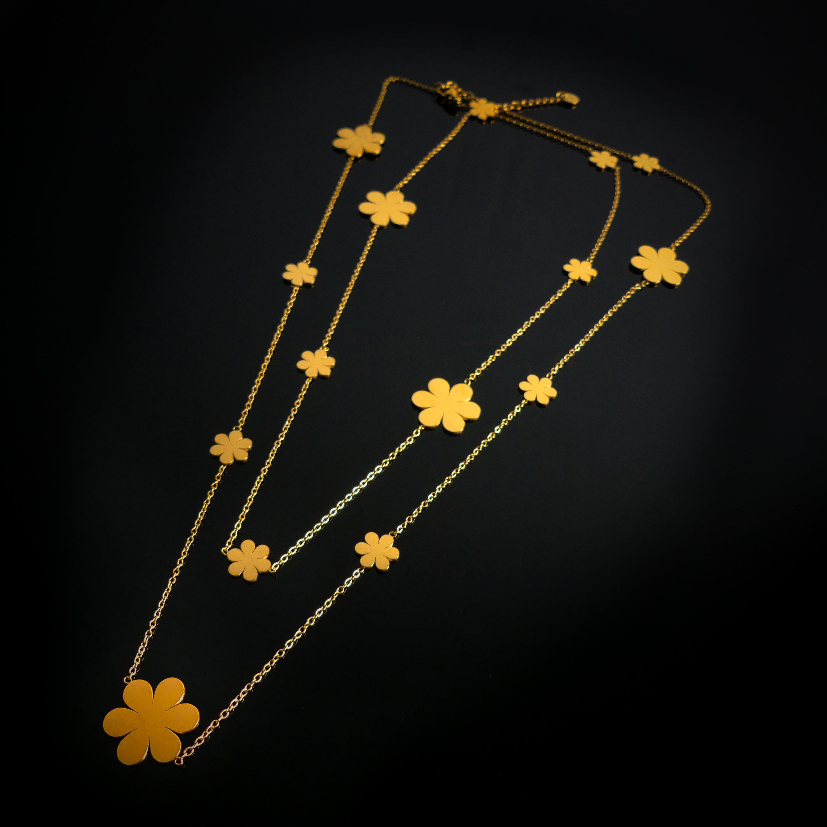 Collier Double Chaine N°60