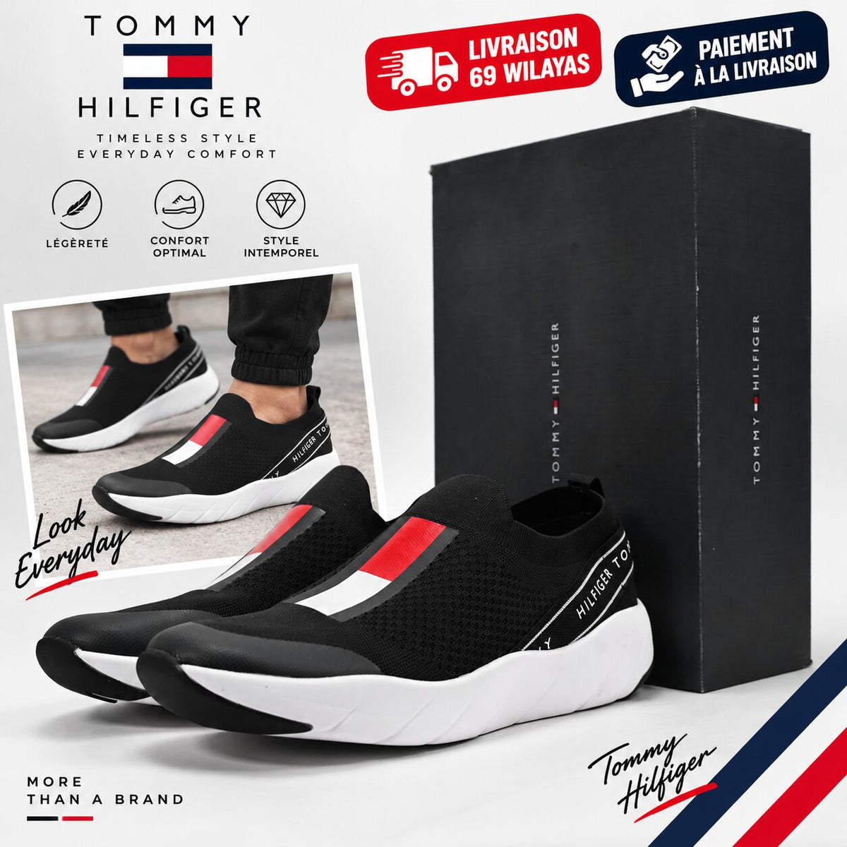 Tommy Hilfiger Low Cut Slip-On Sneakers