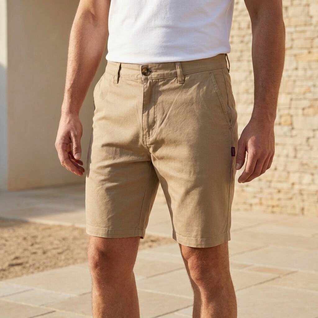 DEPART Short chino homme G21-000175-BEIGE