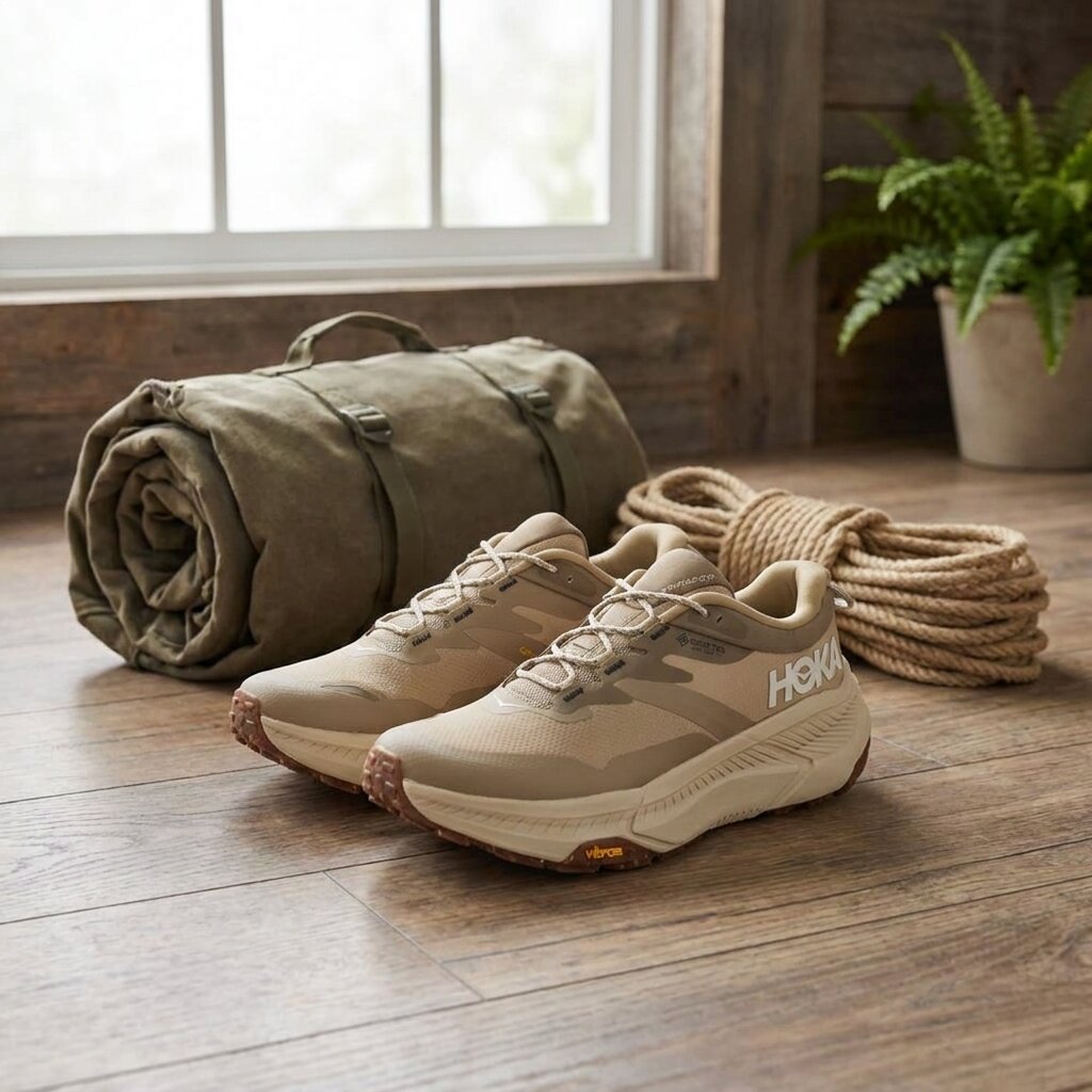 HOKA Transport GORE-TEX Dune Eggnog Sneakers 1133958-DEGG