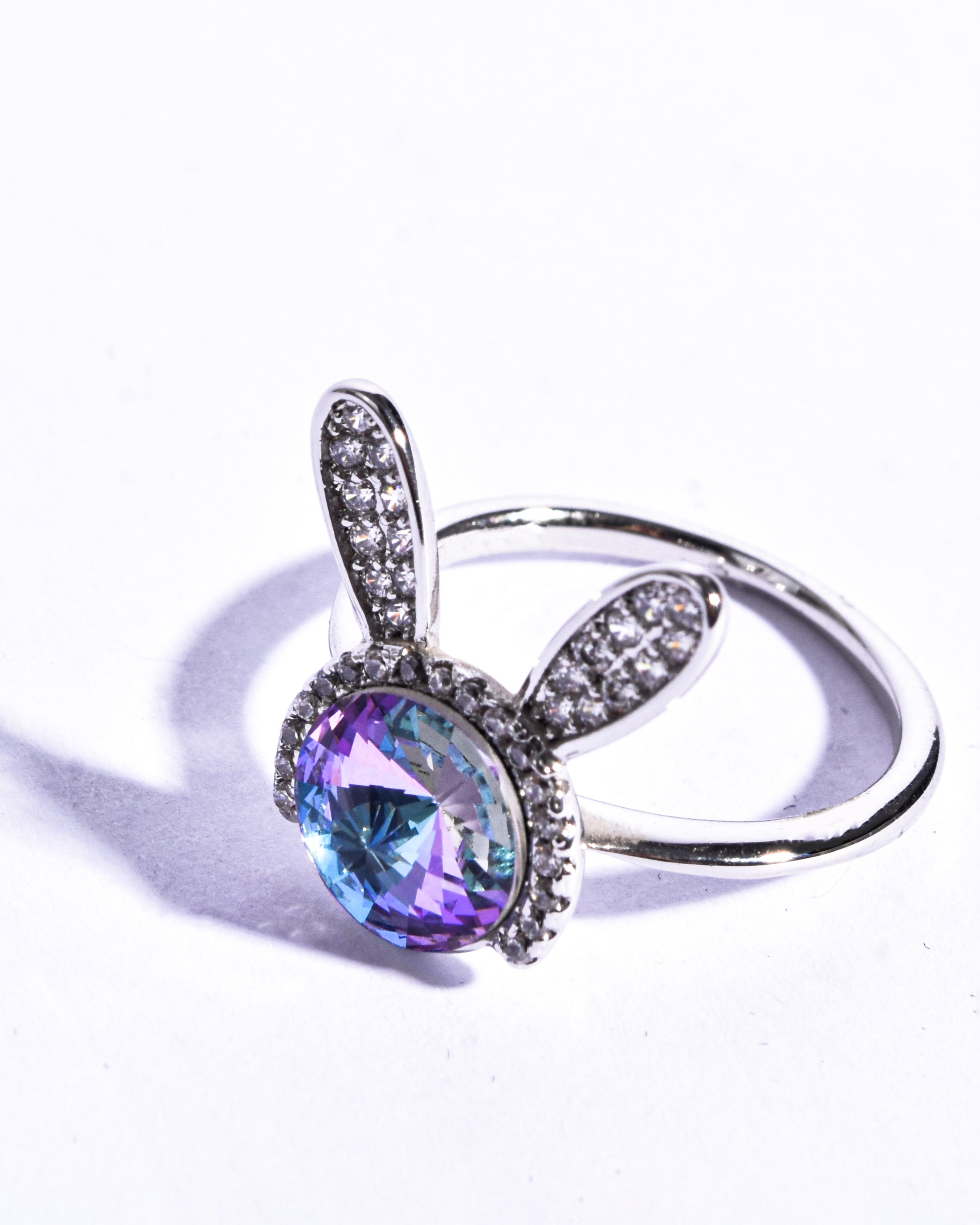 bague lapin move -argent-