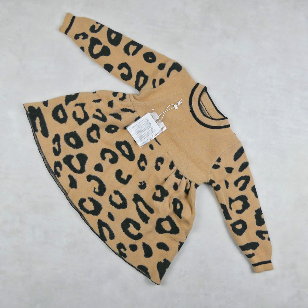 ROBE LEOPARD LAIN MARRON 4416