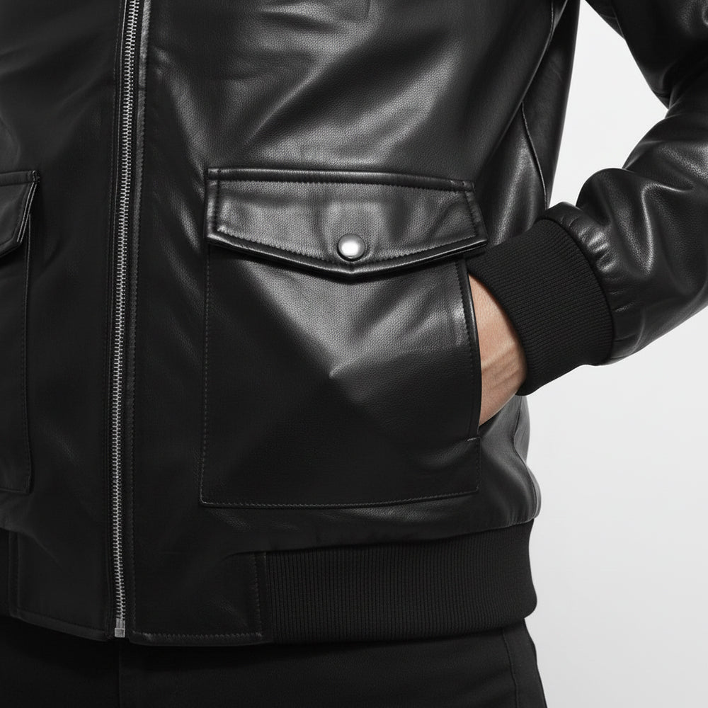 VESTE HOMME MASSIMO A-2502-BLACK