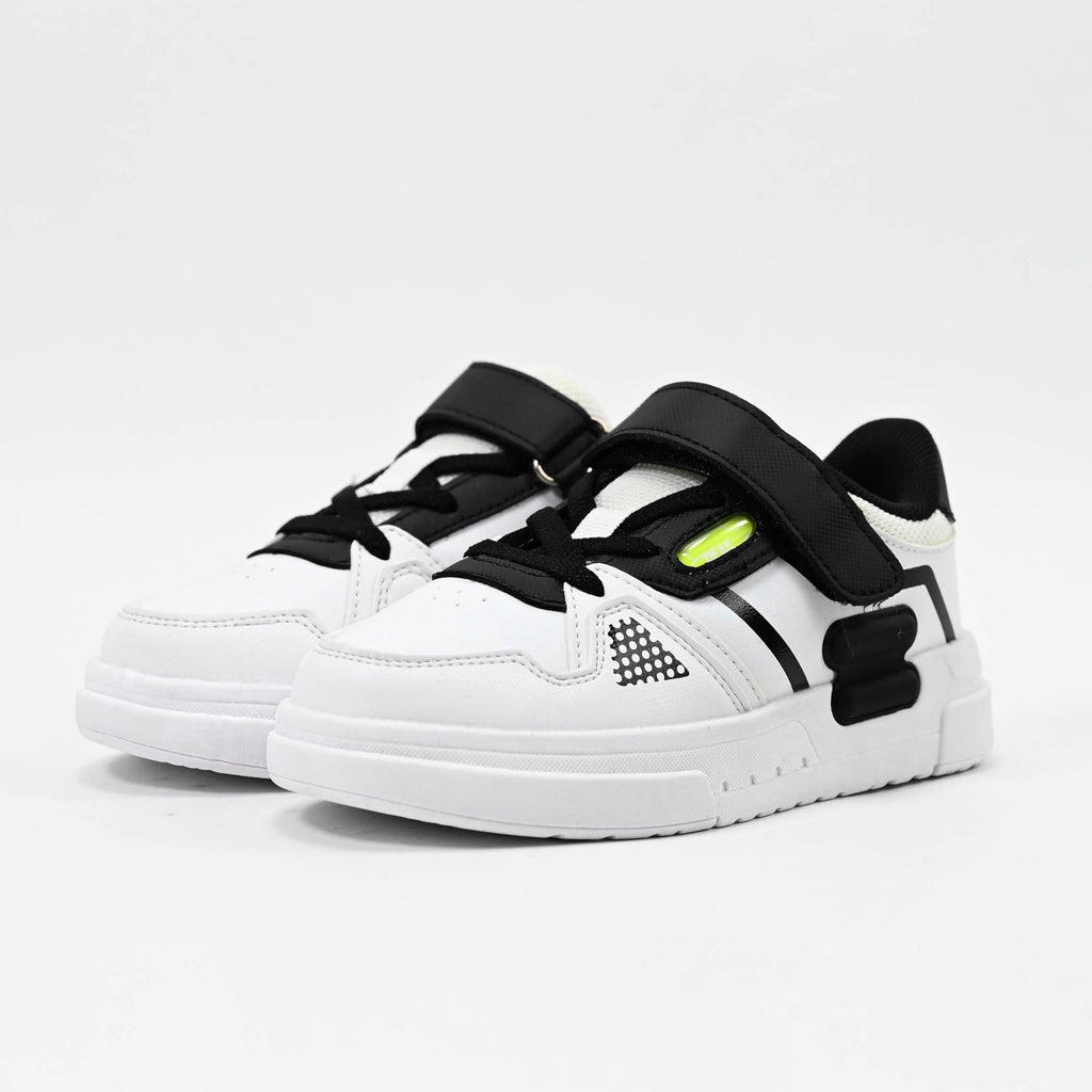 Peak Kid\'s Culture Shoes White Black EK41850B-1020