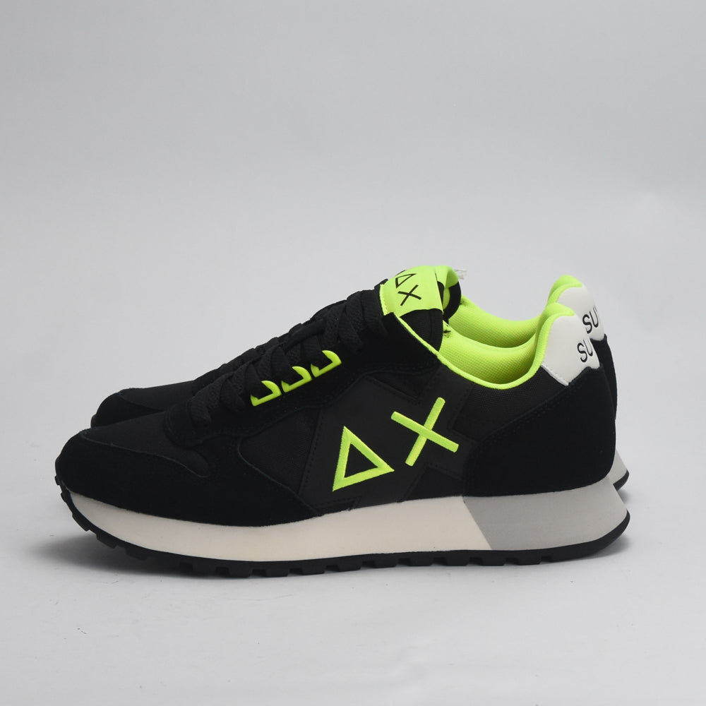 BASKET SUN68 JAKI FLUO 11 NERO Z44115-11