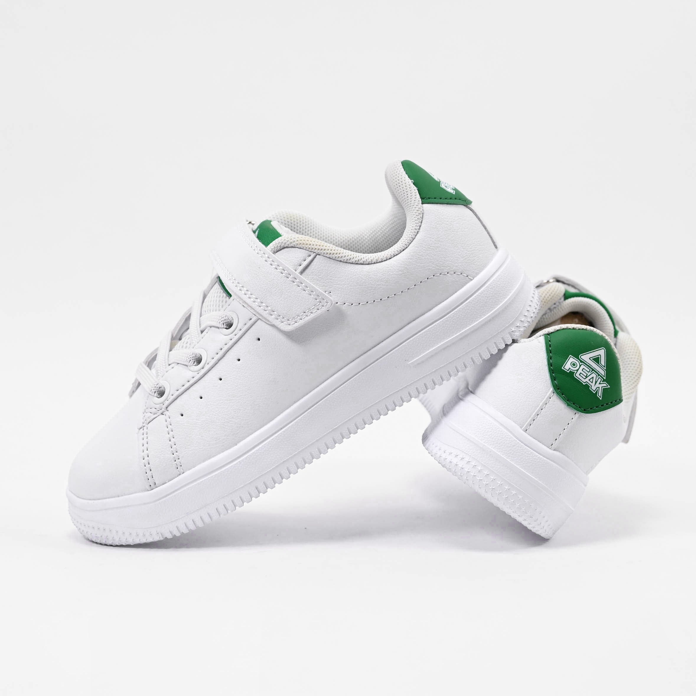 Peak Kids Casual Shoes White Green EK3901B-X169