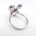bague mickey mousse rose
