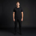 DEPART T-SHIRT HOMME NOIR 100% COTON SIMPLE G23-001601-BLACK