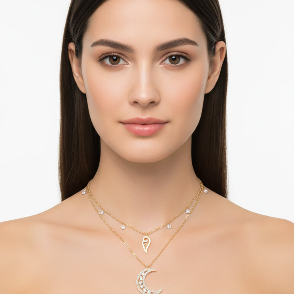 Collier double chaine N°68