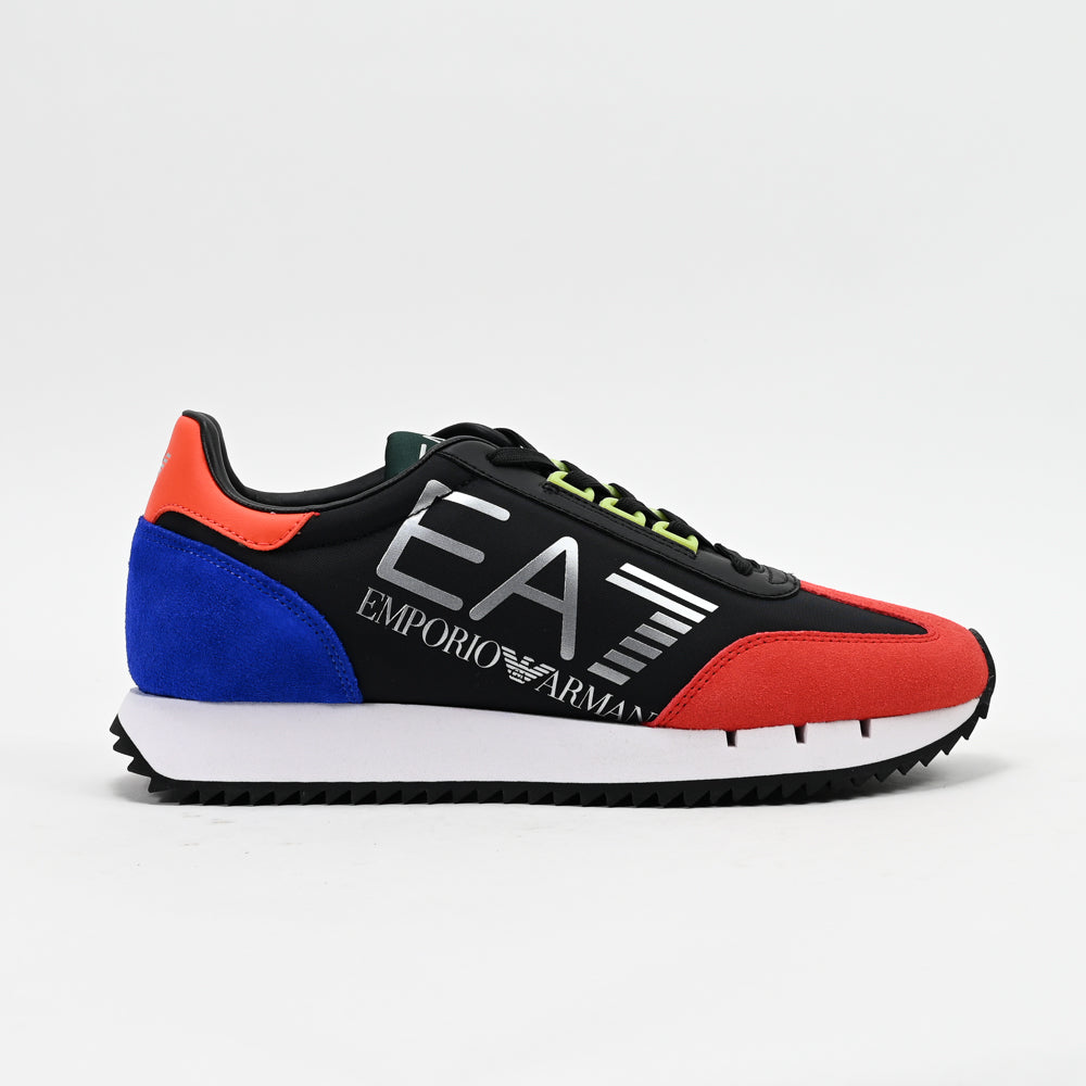 EA7 Emporio Armani Black & White Vintage Sneakers