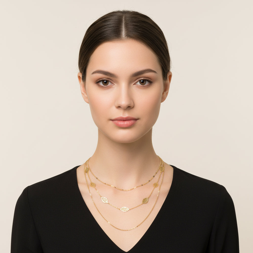 collier triple chaine N67