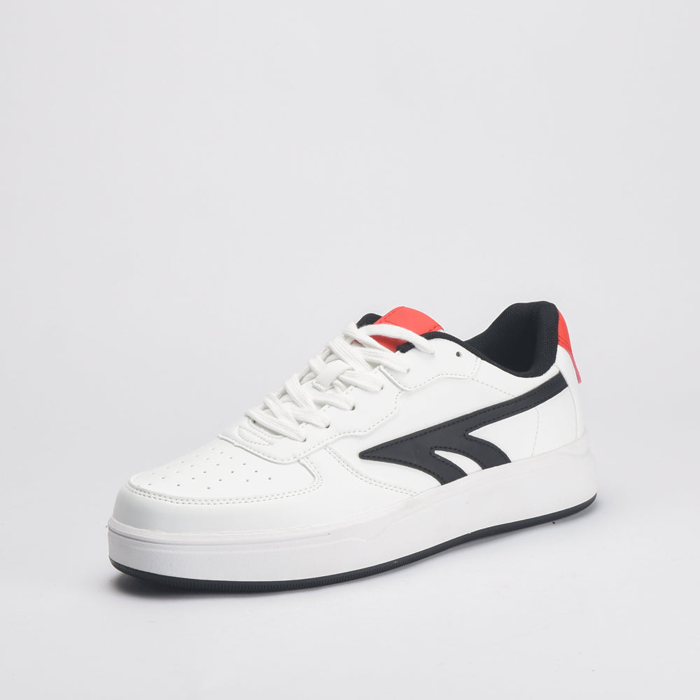 Varsity Court White-Black-Red \ L014810
