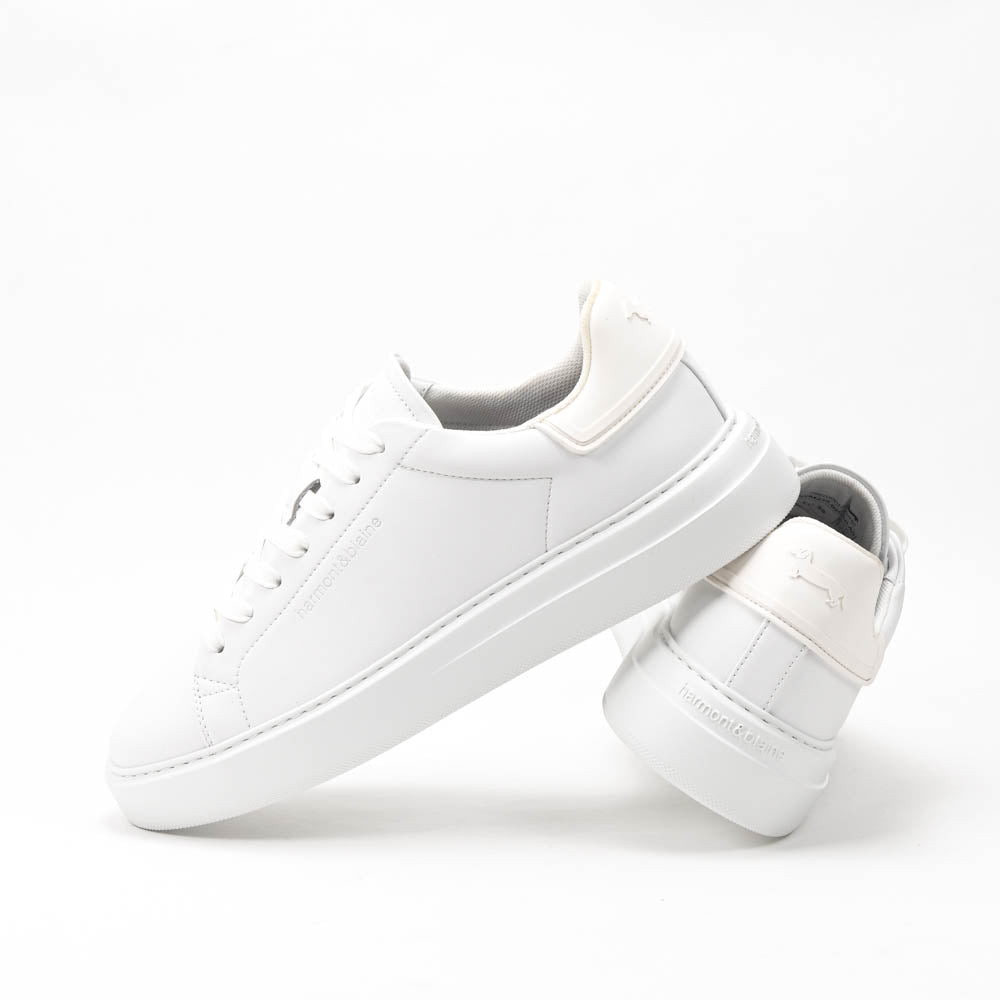 Harmont and Blaine Calf Gum Sneakers Homme EFM252-020-AA0-A0