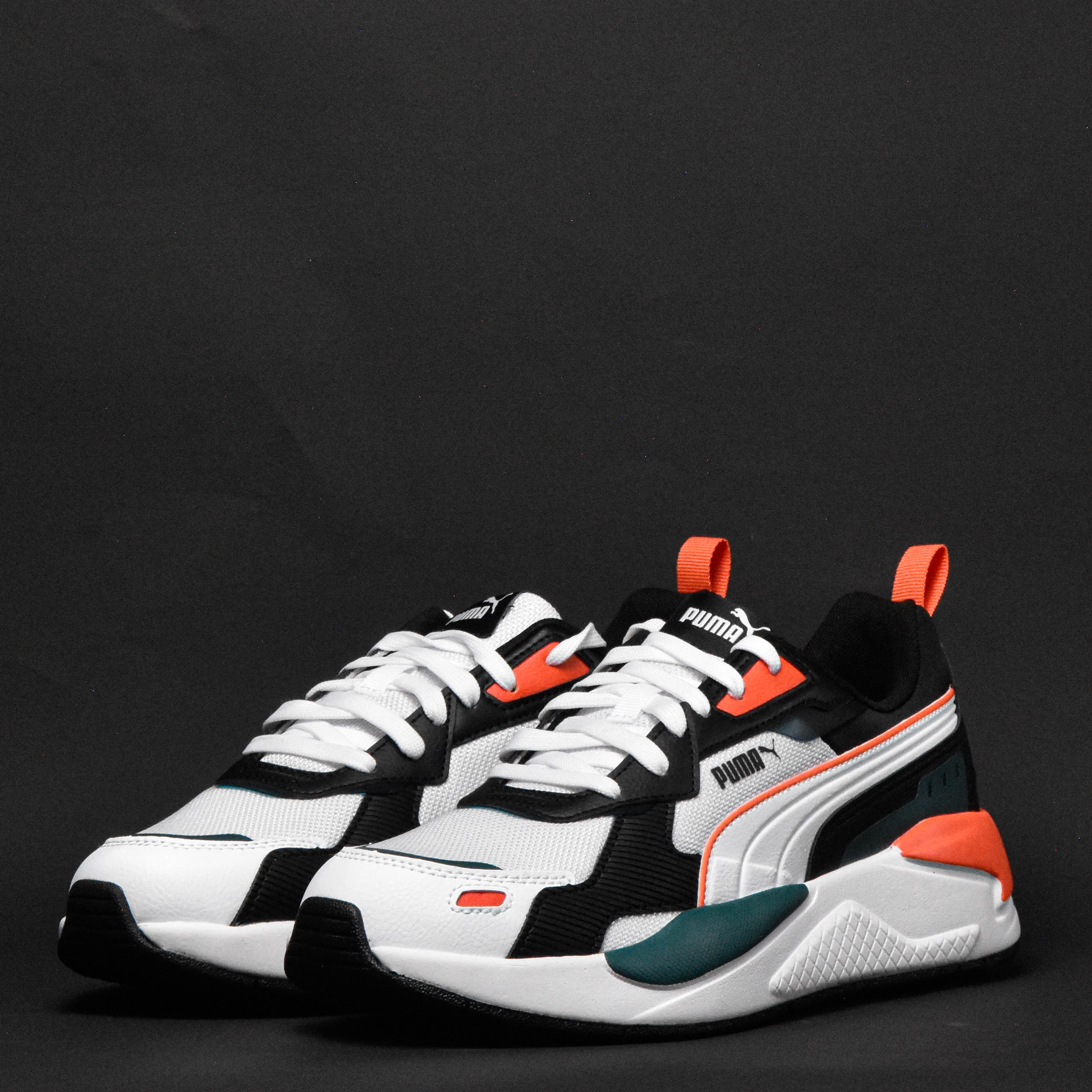 PUMA X-RAY BLACK WHITE GREEN REDMAZING 399064-04