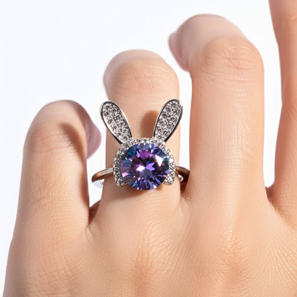 bague lapin move -argent-