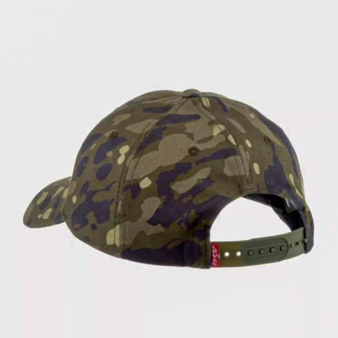 قبعة بيسبول LEVI\'S مموهة قابلة للتعديل بشعار ملصق مقاس واحد D6657-0005