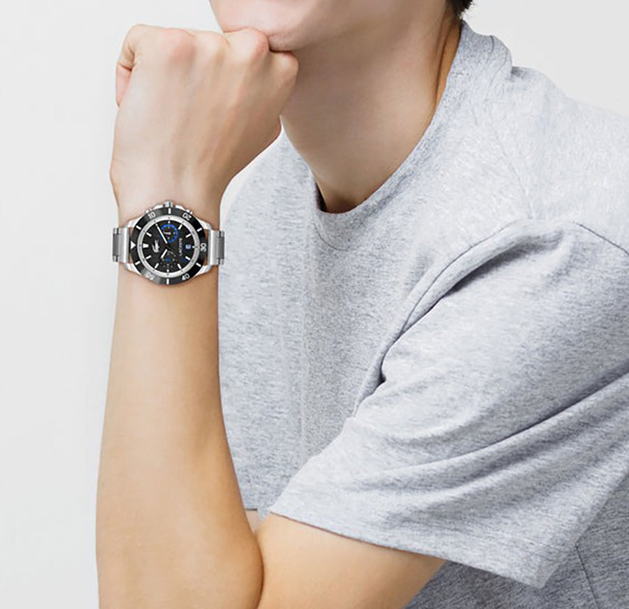 MONTRE Lacoste Stainless Steel Black Dial Multi-function Men\'s Watch 2011342