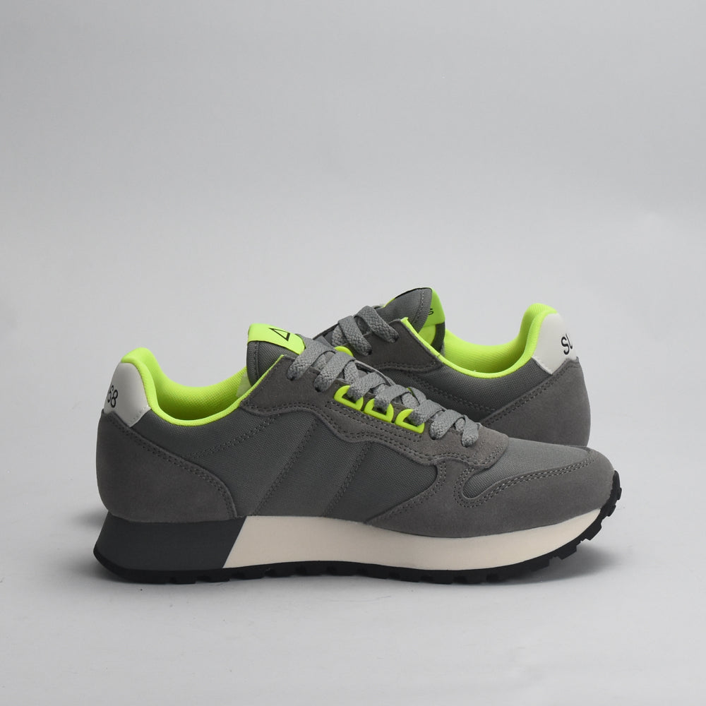 BASKET SUN68 JAKI FLUO 34 GRIGIO MEDIO Z44115-34