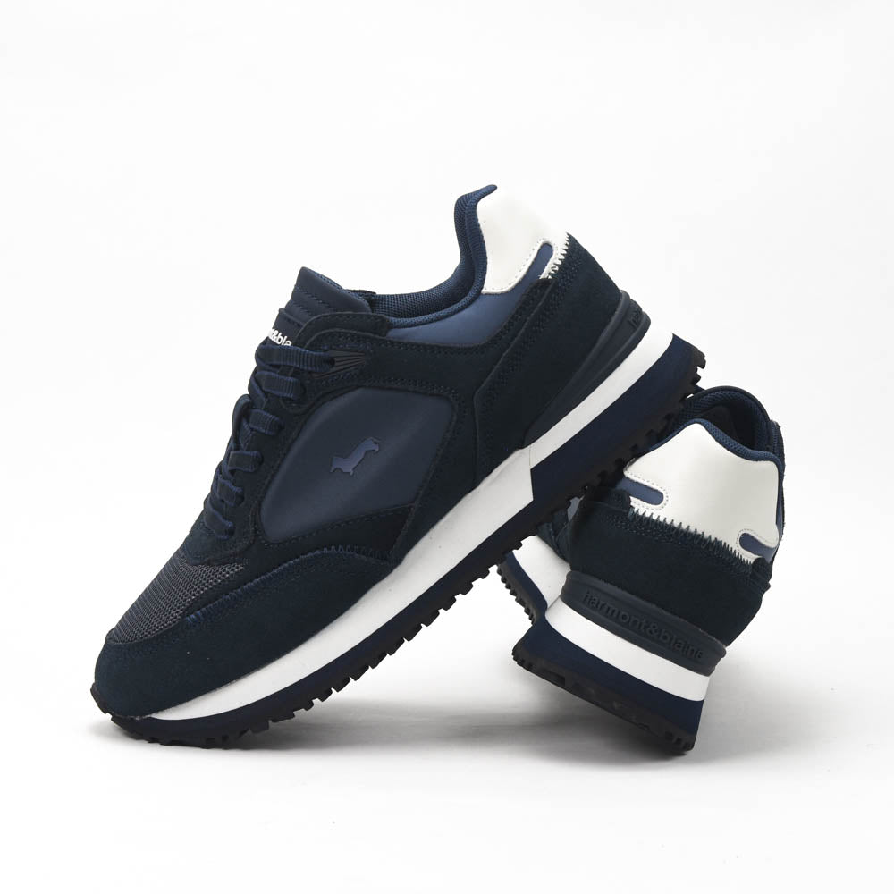 Harmont and Blaine Sneakers Uomo Blu  EFM252-040-A60-A6