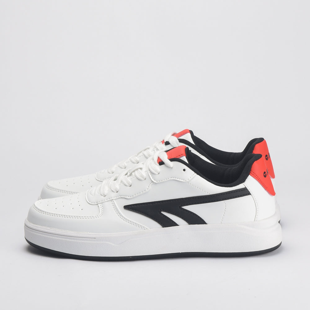 Varsity Court White-Black-Red \ L014810