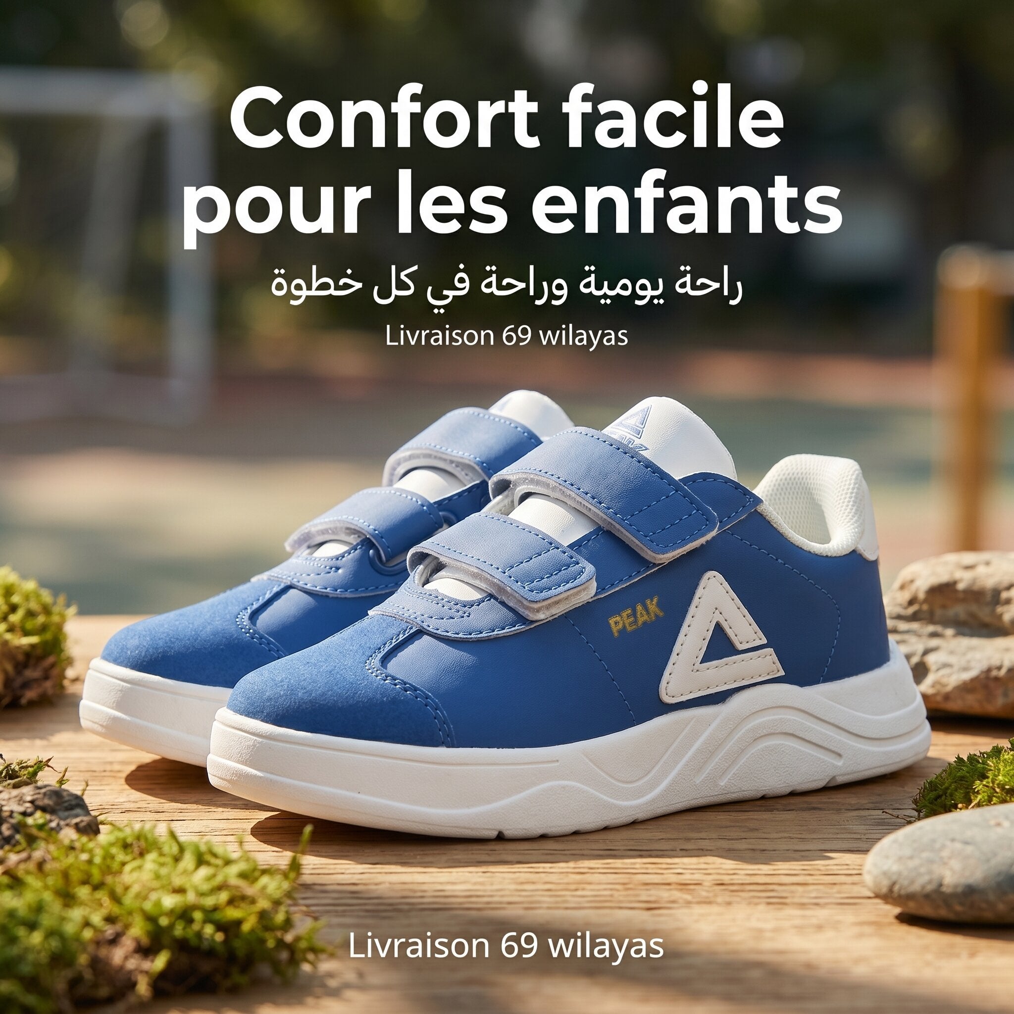 Peak Kids Casual Shoes BLUE EK59760H-00G1